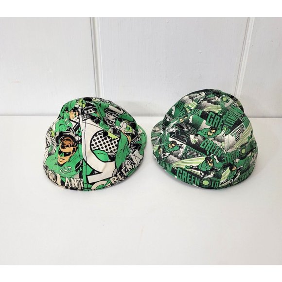Green Lantern Baseball Caps DC Comics Originals 2 Caps Size S - Picture 3 of 6